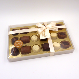 Handmade Belgian chocolates with no added sugar