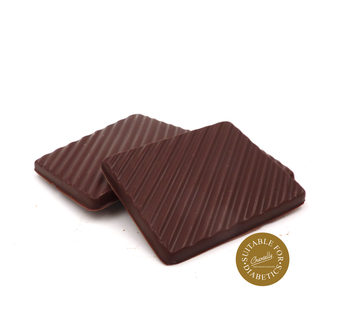 Chocolade plaatjes zonder toegevoegde suikers - DONKER