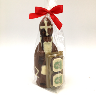 Sint 17cm met gepersonaliseerde pralines