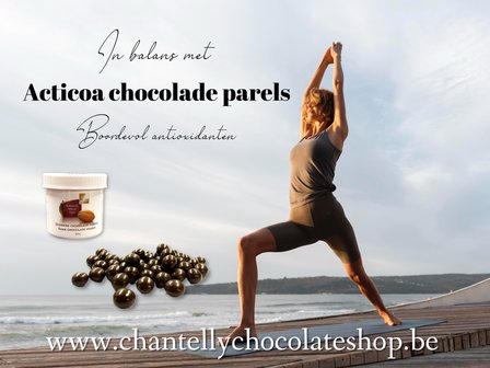 Acticoa donkere chocolade parels 90g