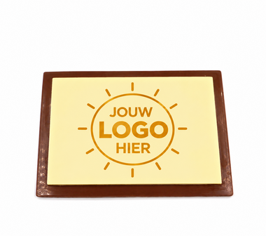 Gepersonaliseerde chocolade plaat klein
