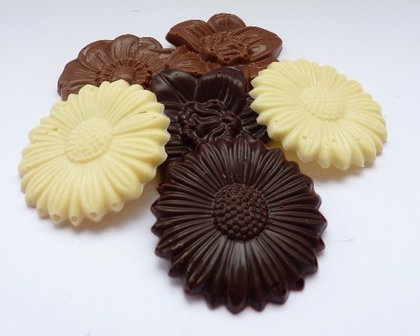 Handmade Belgian chocolate caraques