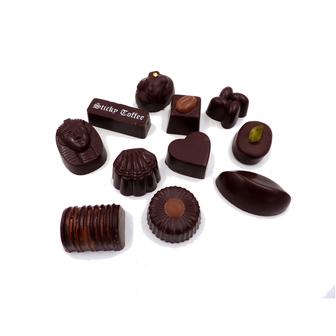 Handgemaakte Belgische pralines 250g