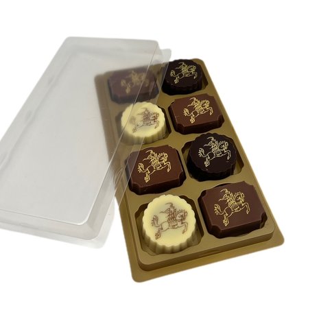 8 Ros Beiaard chocolates
