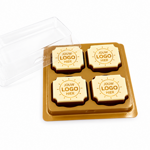 Gepersonaliseerde pralines per 4