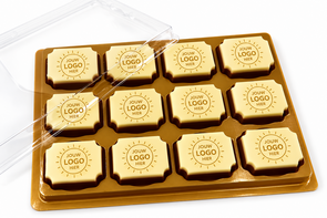 Gepersonaliseerde pralines per 12