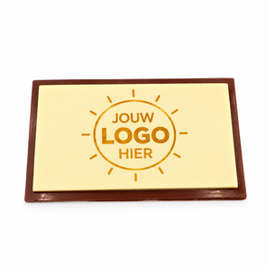Gepersonaliseerde chocolade plaat groot