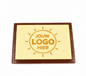 Gepersonaliseerde chocolade plaat klein